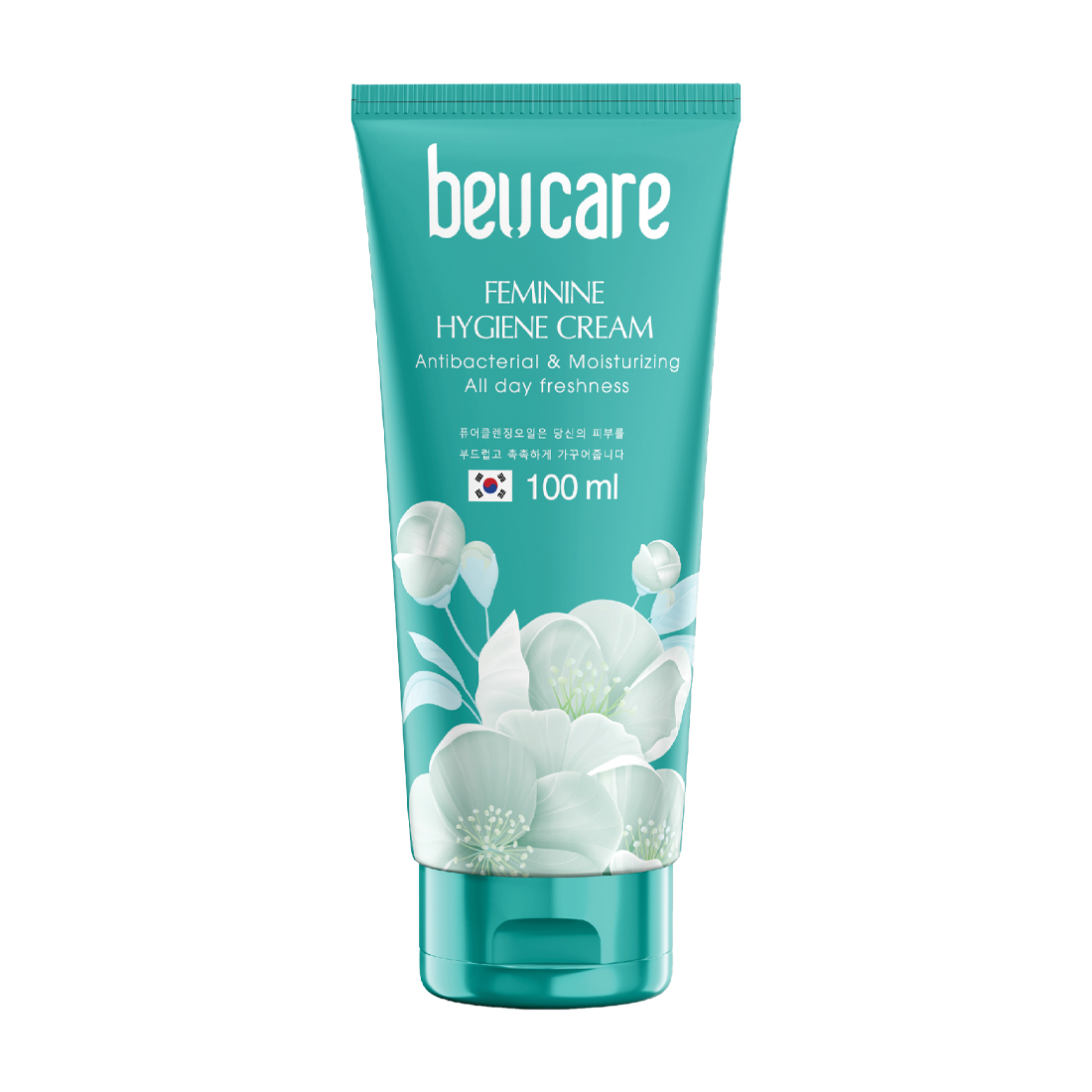 Kem vệ sinh phụ nữ  dưỡng ẩm BeUCare Ferminine Hygiene Cream - Antibac terial &amp; moisturizing (Chai 100ml)