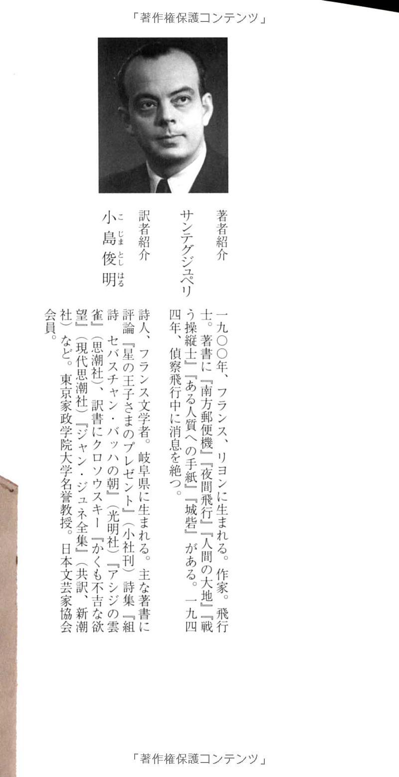 The Little Prince (Chuko Bunko) (Japanese Edition)