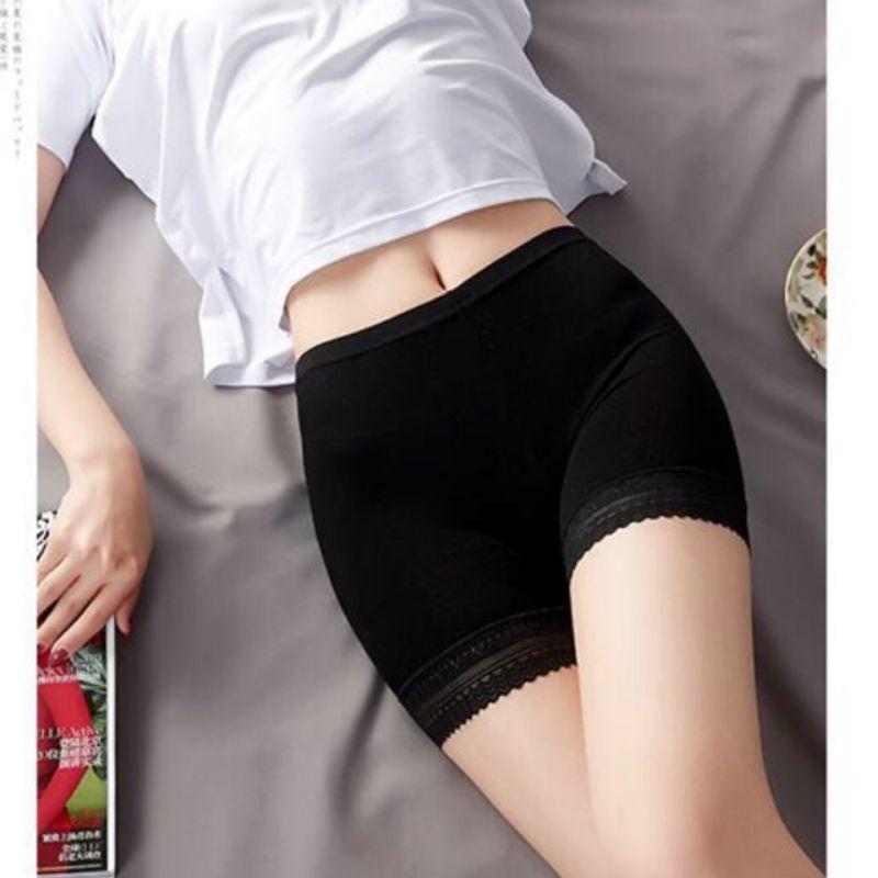Quần đùi ren cotton cao cấp mặc trong váy- kèm ảnh thật