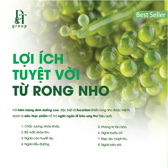 Rong Nho Khô Tách Nước Okinawa - Thần Dược Đại Dương