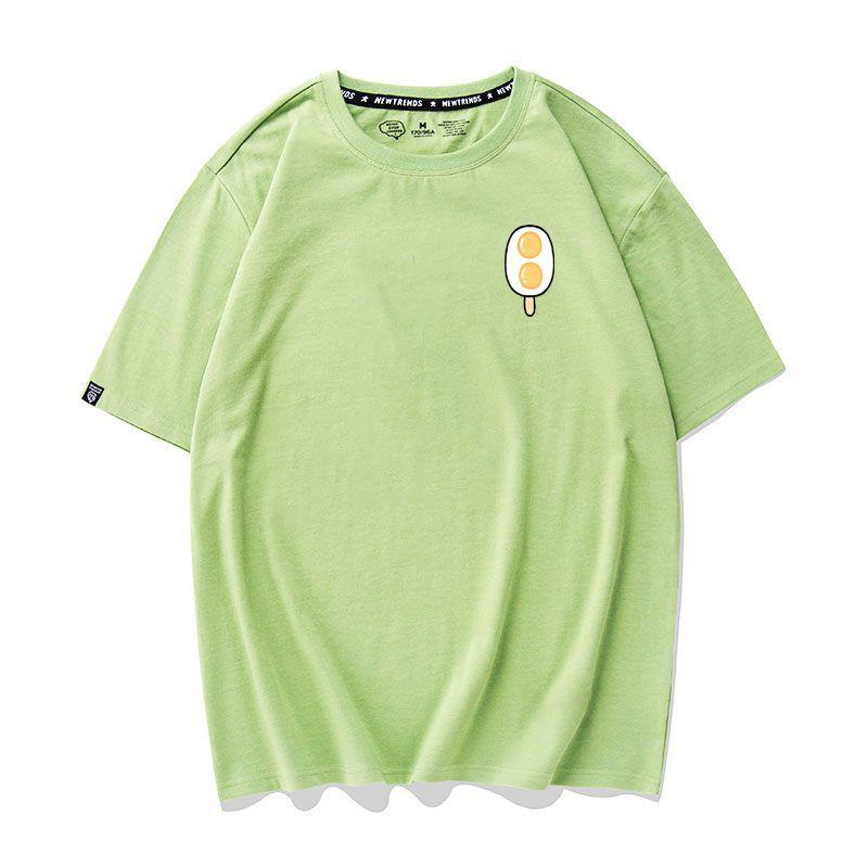 Áo Thun Nữ Unisex Tay Ngắn In Hình Icon Nhiều Màu - Unisex - Cotton - Mã AT012