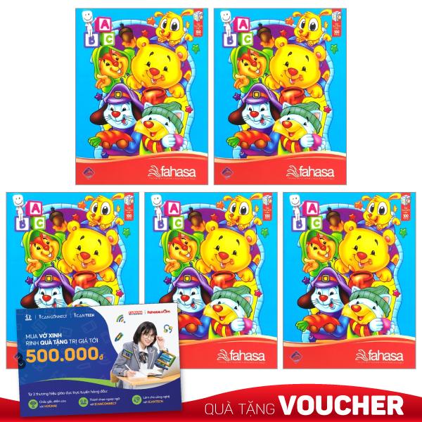 Combo 5 Tập 5 Ô Ly 100 Trang ĐL 80g/m2 - FAHASA (Mẫu Màu Giao Ngẫu Nhiên)