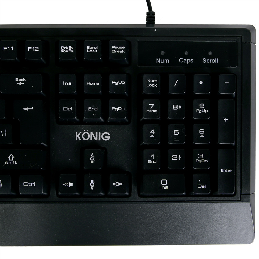Bàn phím có dây game Konig KM518 hàng chính hãng