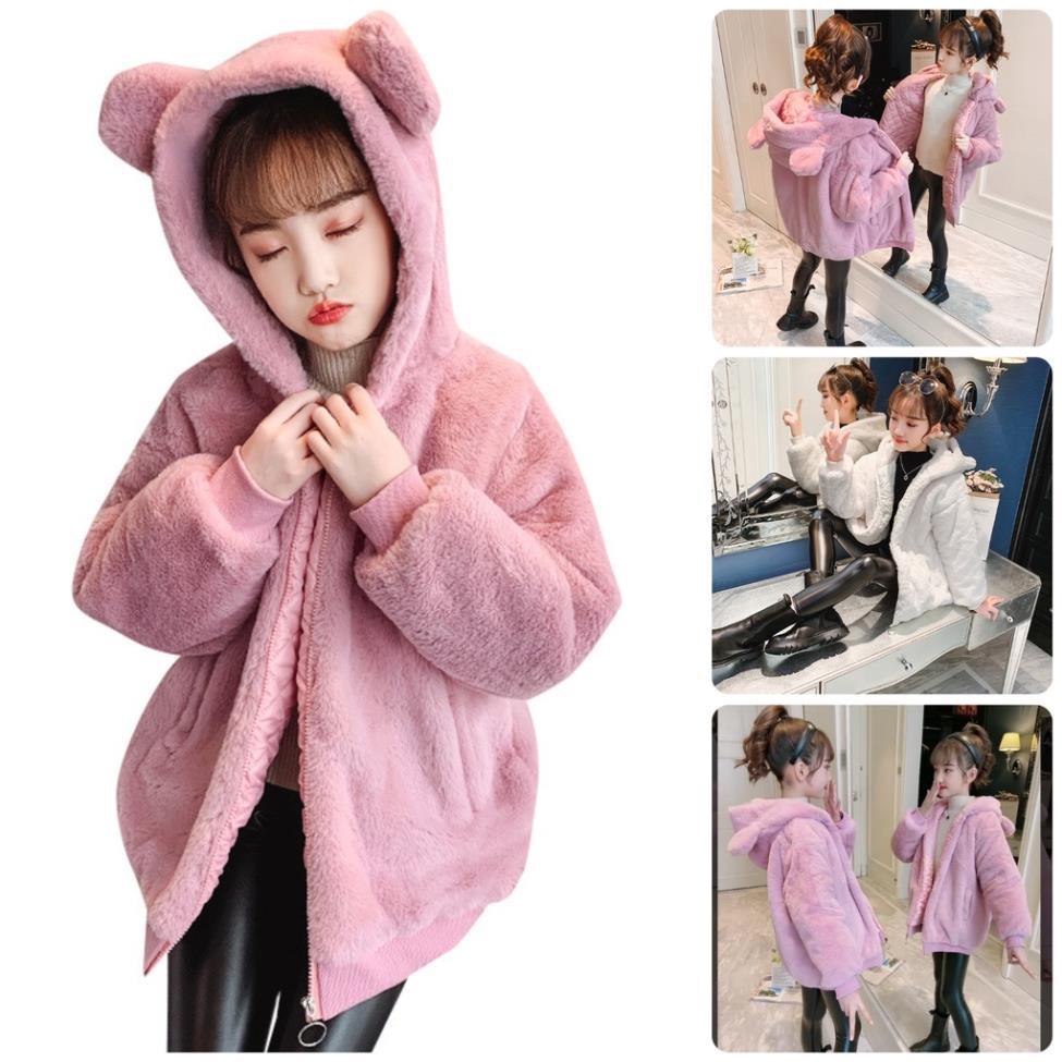 IAK38 Size110-160 (15-40kg) Áo ấm/áo lạnh cho bé gái Hàng Quảng Châu Thời trang trẻ em