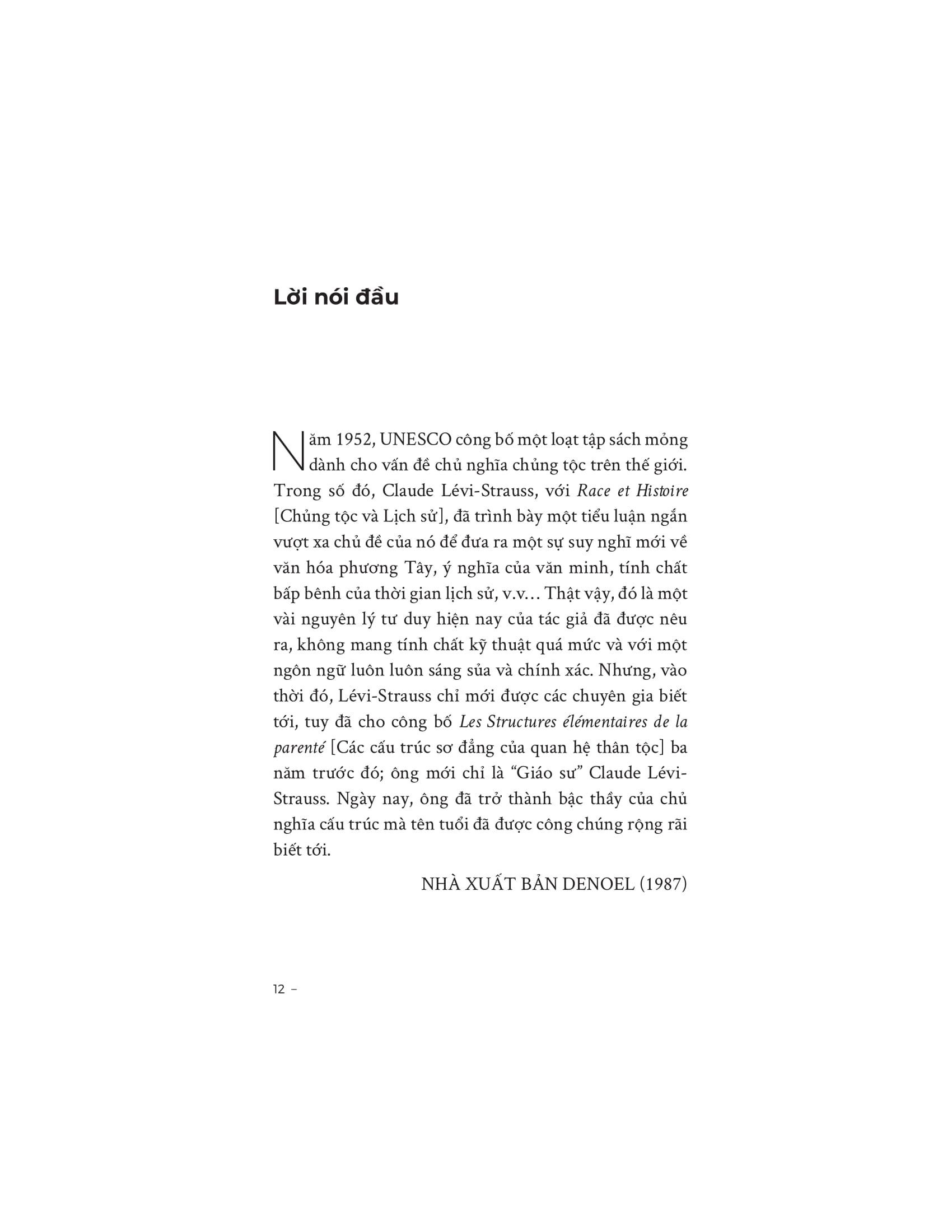 Sách - Chủng Tộc Và Lịch Sử