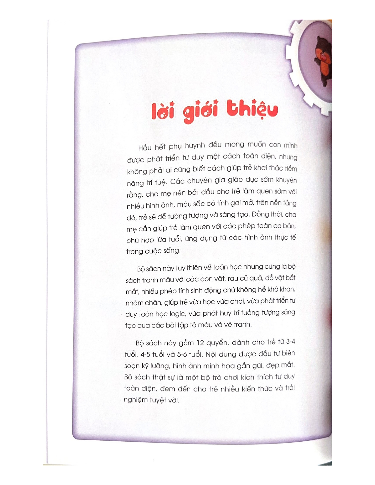 Thiên Tài Toán Học (5 - 6 Tuổi ) - Phát Triển Tư Duy Suy Luận