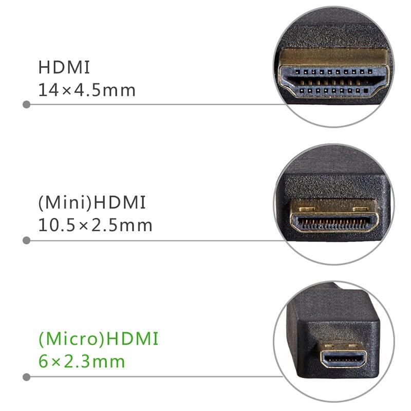 Ugreen UG30102HD127TK 1.5M màu Đen Cáp chuyển đổi Micro HDMI sang HDMI thuần đồng - HÀNG CHÍNH HÃNG