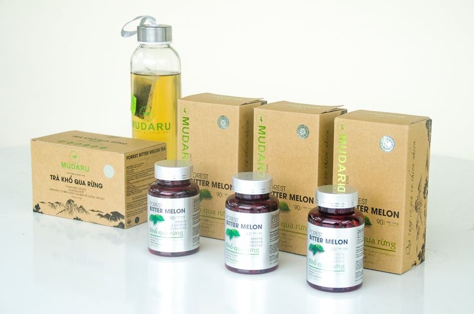 Viên Uống Khổ Qua Rừng Mudaru Hộp 90 Viên Hỗ Trợ Tiểu Đường, Cao Huyết Áp, Mỡ Máu, Mất Ngủ
