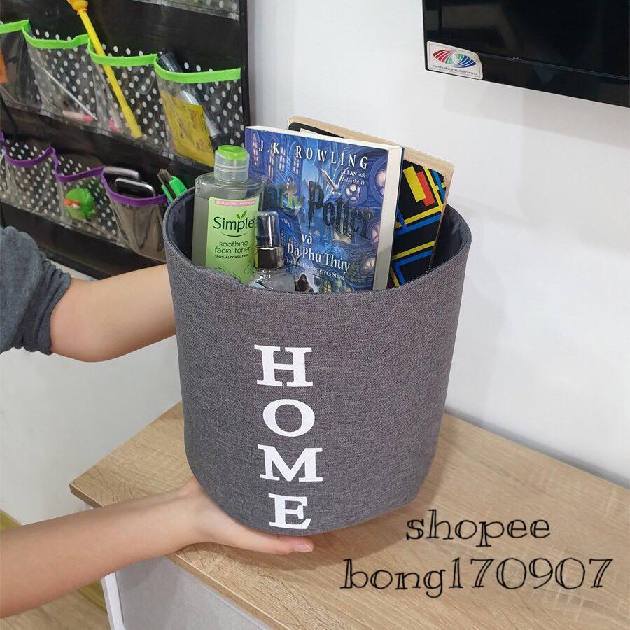 Giỏ vải đựng đồ 3 lớp tiện gọn chống thấm phong cách Bắc Âu lạ mắt