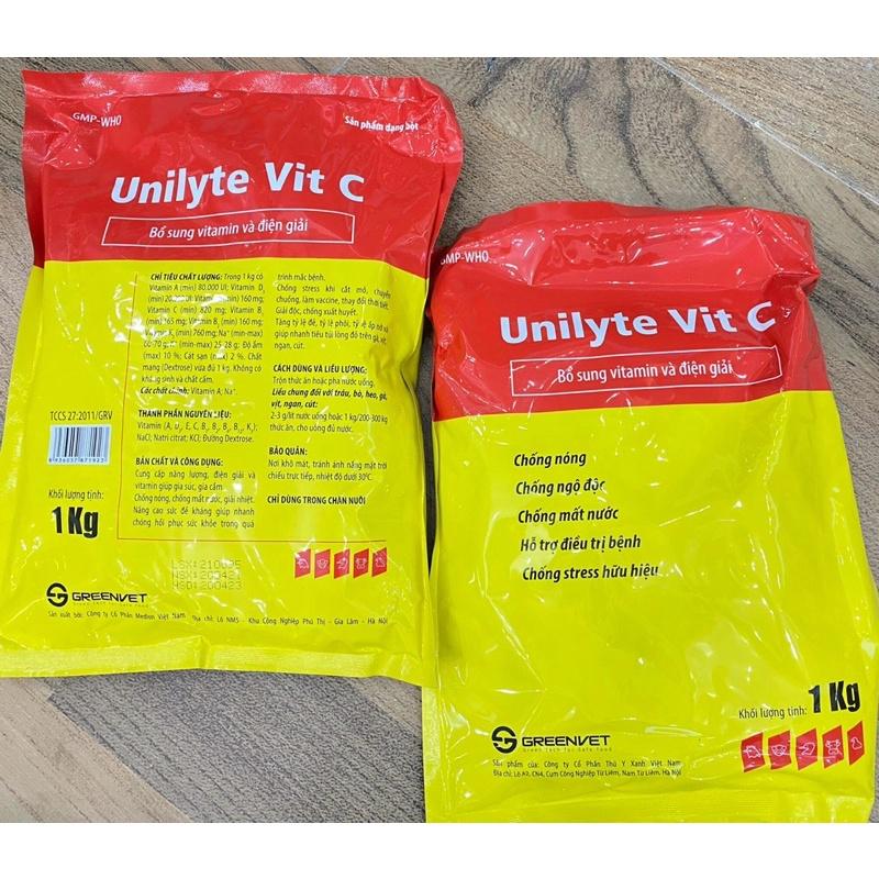 1kg UNYTE VIT-C bổ sung điện giải, vitamin, tăng sức đề kháng, giải độc dùng cho trâu bò lợn