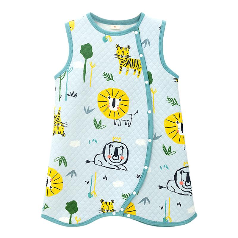 Túi Ngủ Cho Bé Áo Hoạt Hình Mềm Mại Infantil Mùa Xuân Cotton Thun Cho Bé Giấc Ngủ Bao Trẻ Em Slaapzak Giường Trẻ Em Bộ Đồ Ngủ Jumpsuit