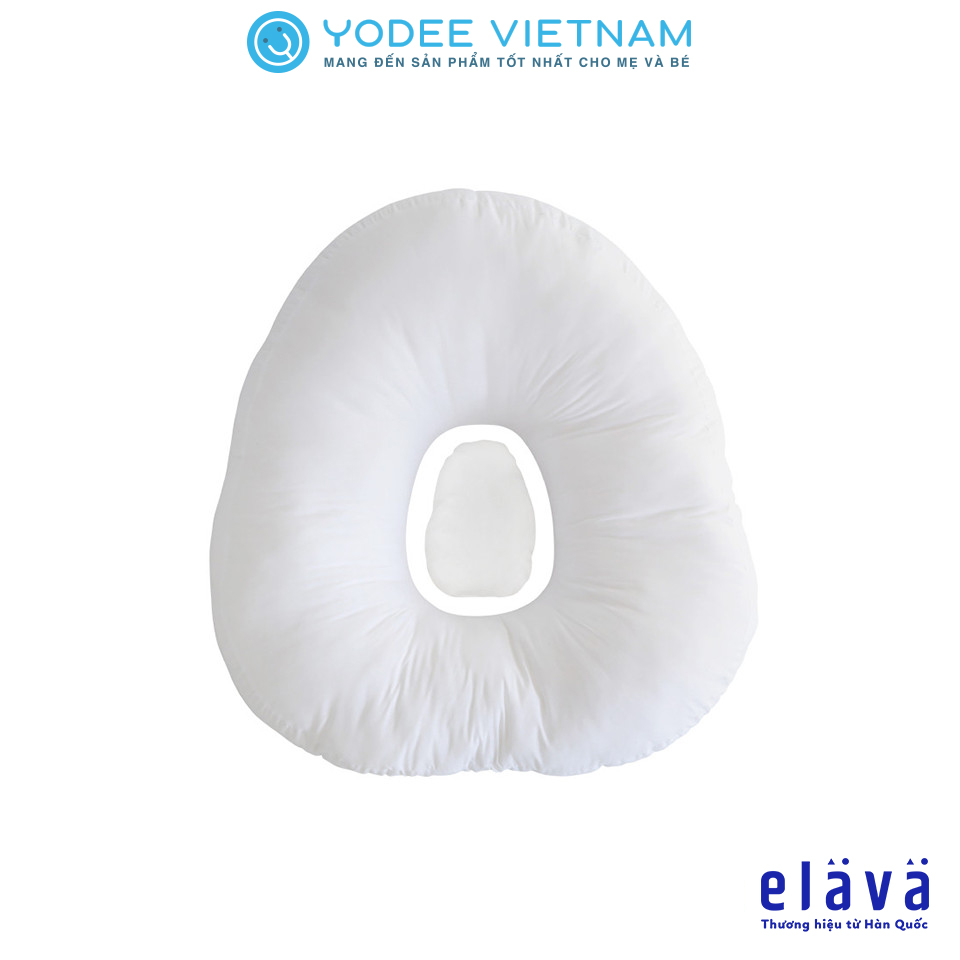 Elava Ruột gối chống trào ngược cho bé sơ sinh, 100% bông Huvis kháng khuẩn