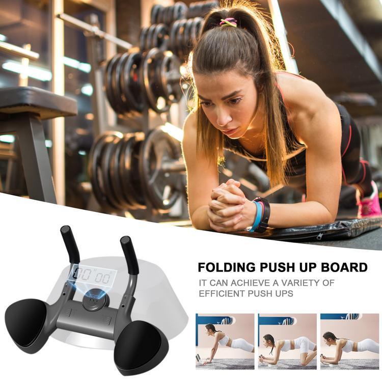 Thiết bị tập cơ bụng Squat có màn hình Plank Trainer Foldable