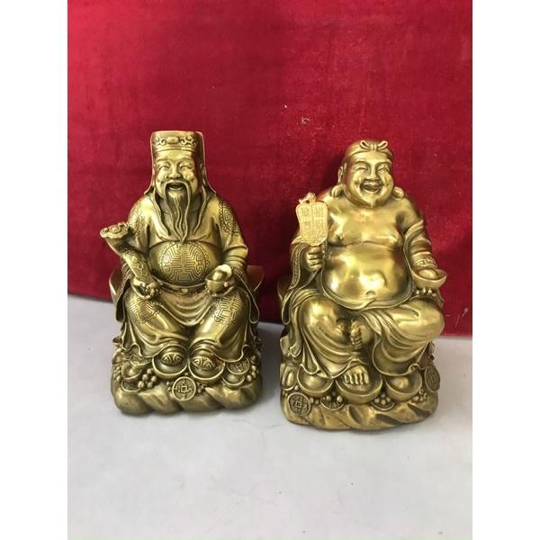 Tượng Thần Tài Thổ Địa Bằng Đồng cao 21cm