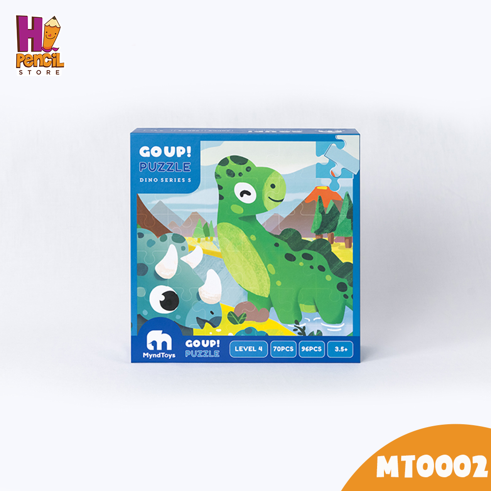 Đồ Chơi Xếp Hình Khủng Long MyndToys Go Up! Puzzle Level 4 - Dino Series S 