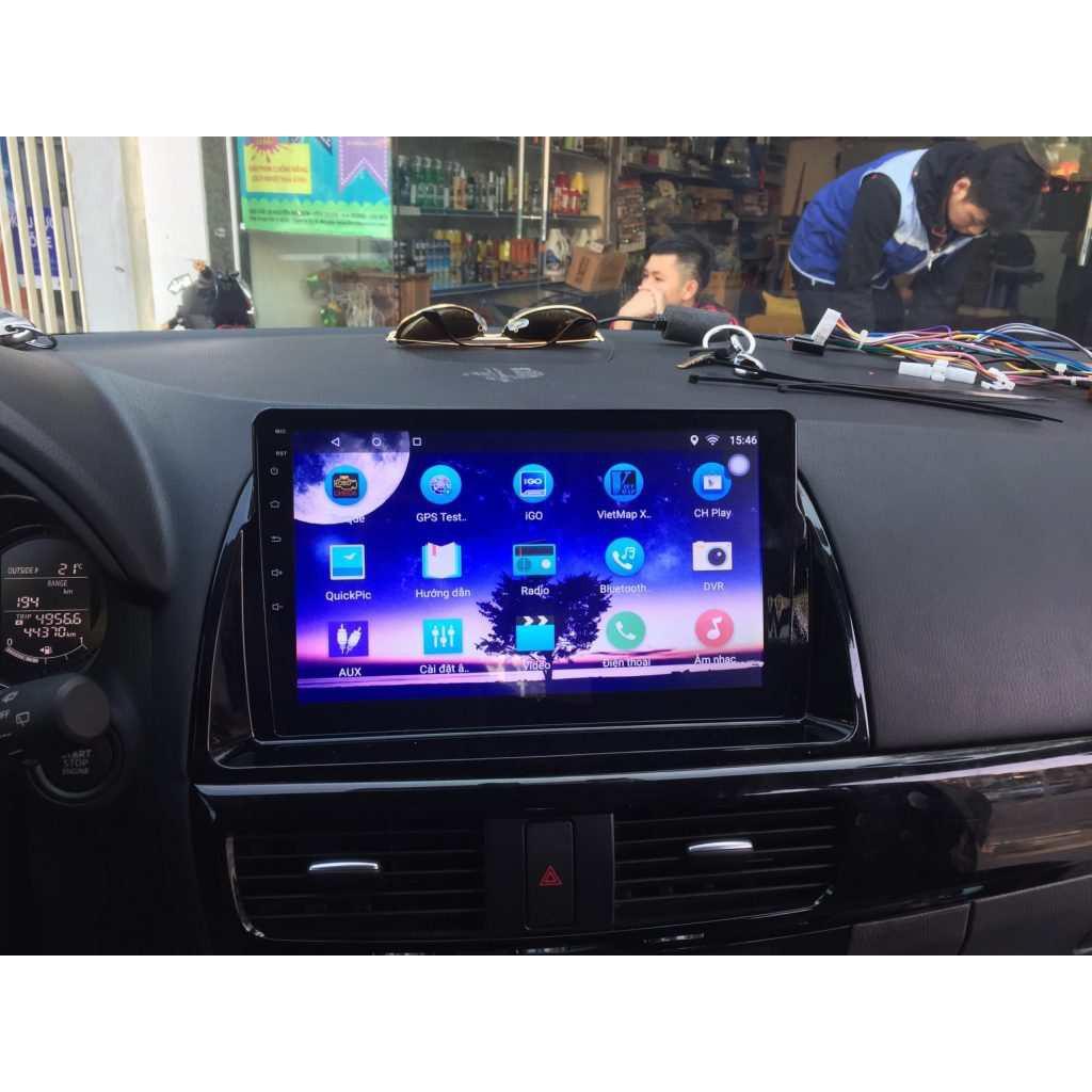Màn Hình 10 inch Cho Xe MAZDA CX5 - Màn Hình DVD Android Tặng Kèm Mặt Dưỡng Giắc Zin Cho MAZDA