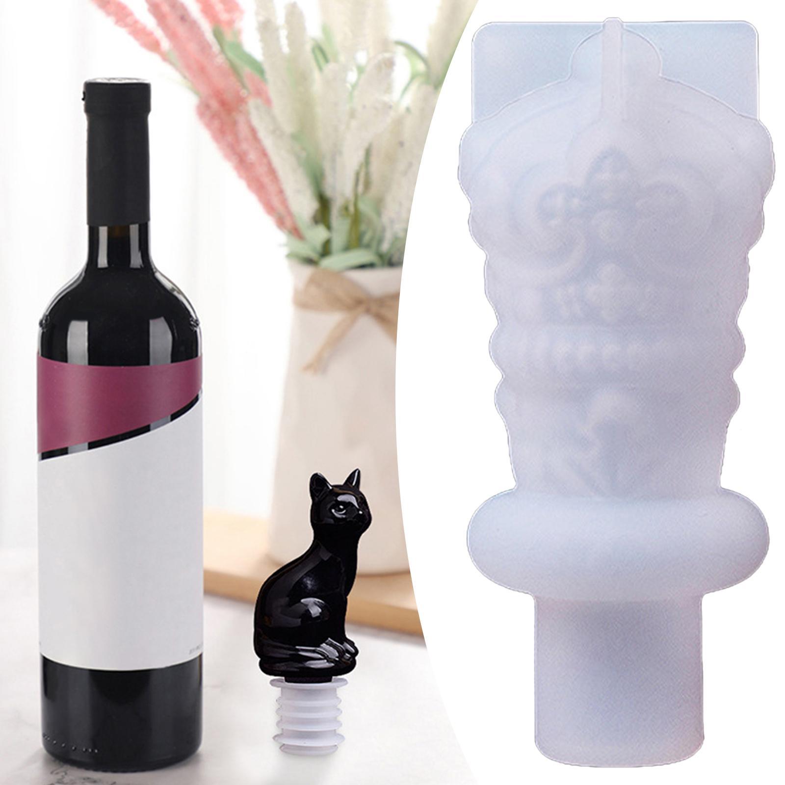 Bottle Stopper Crystal Epoxy , Stopper Silicone , Red Bottle Stopper