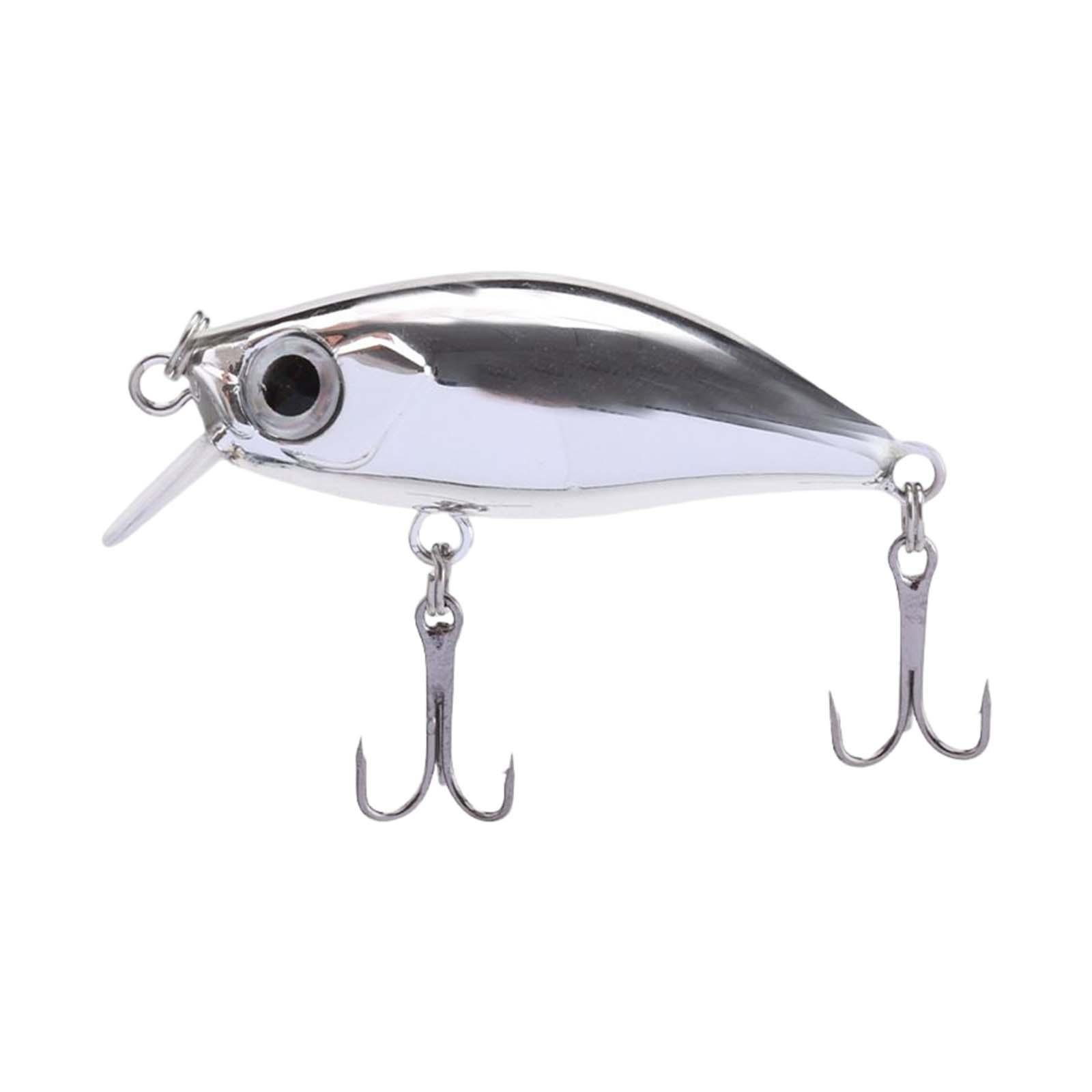 Minnow 3D Eyes Hook Crankbait 4.5cm/4.5G for Walleye