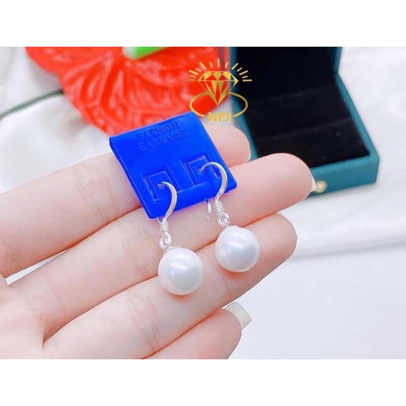 Bông tai bạc gắn trai thiết kế trẻ trung dành cho nữ,Bạc ta-Bạc Npj