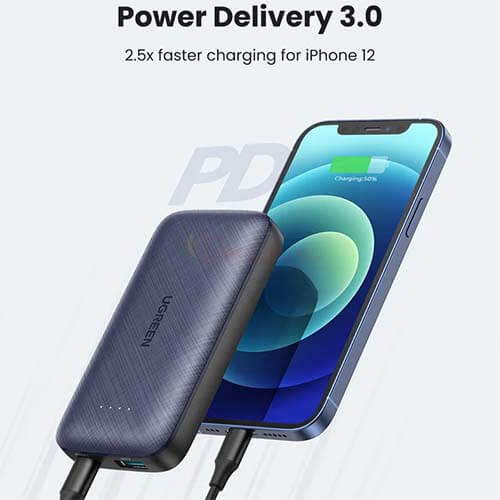 Sạc dự phòng Ugreen PowerDot 10000 mAh 18W PB178 80749 - Hàng chính hãng