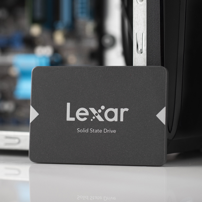 Ổ cứng SSD 128GB/ 256GB/ 512GB Lexar NS100 2.5” SATA III (6Gb/s), tốc độ đọc lên đến 520Mb/s - Hàng chính hãng BH 3 năm