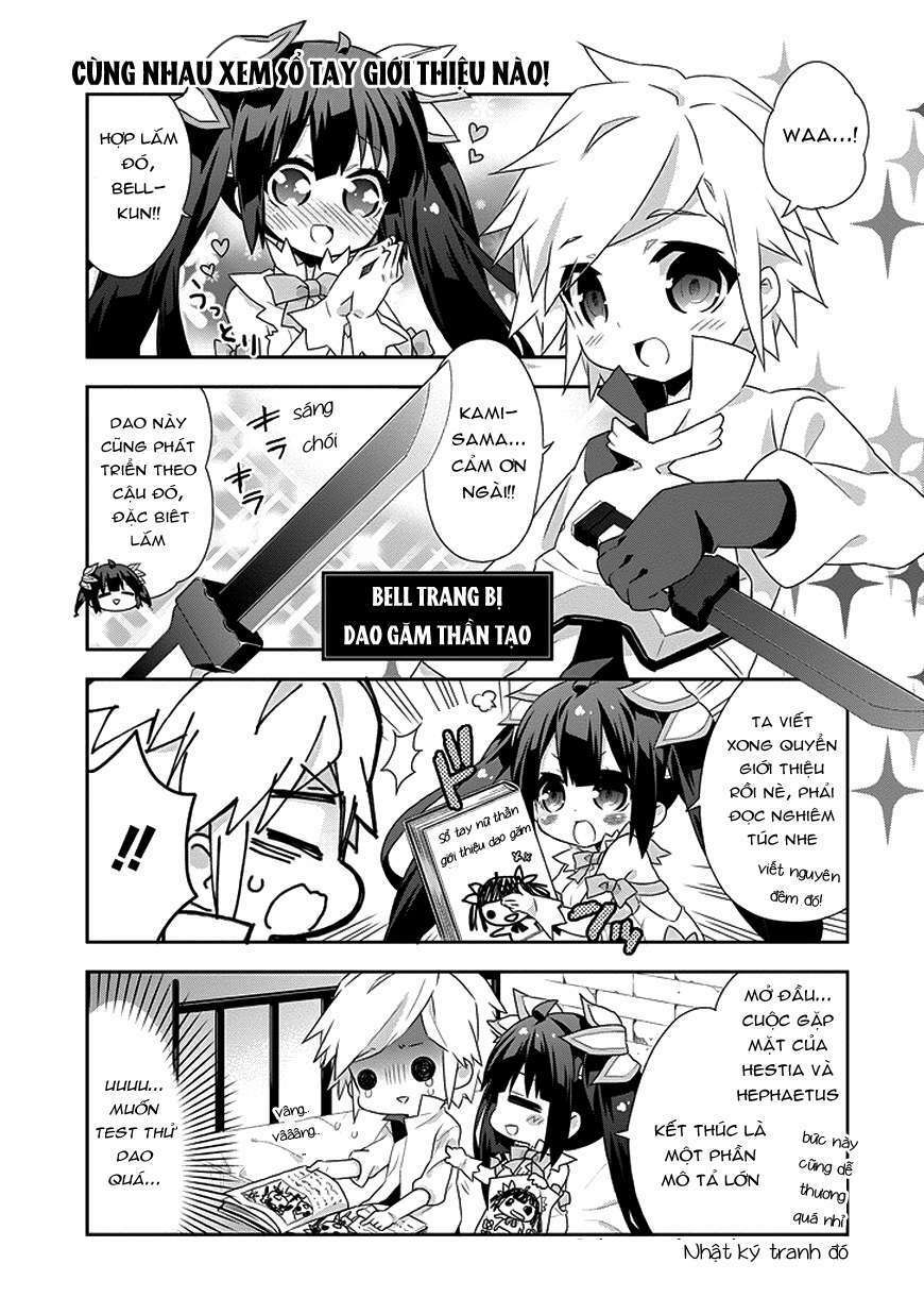 dungeon ni deai o motomeru no wa machigatte iru darou ka 4koma - days of goddess chapter 5 8