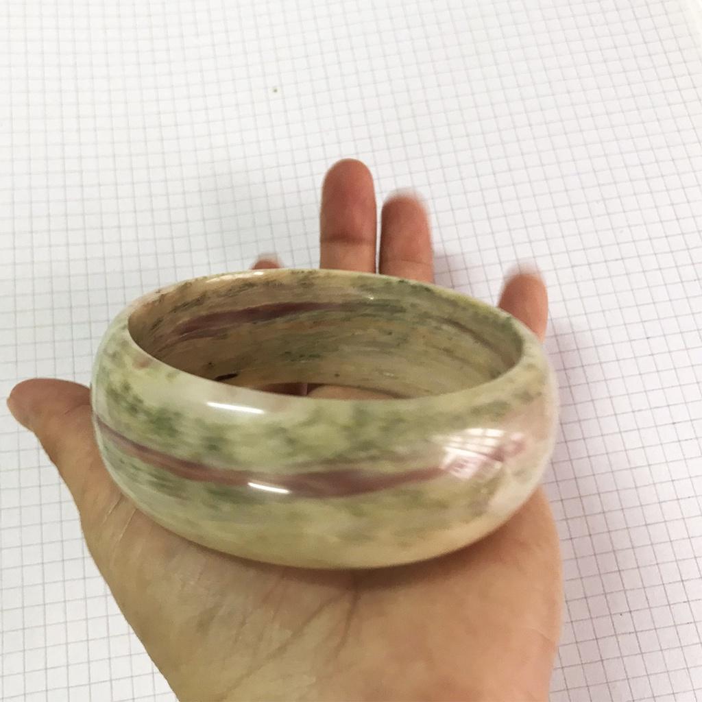 Vòng tay đá thật bản cao vân đa sắc cho các mệnh nhiều size cho các mệnh