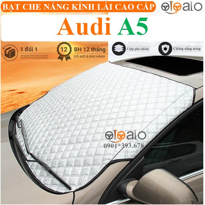 Tấm che nắng kính lái ô tô Audi A5 vải dù 3 lớp cao cấp TKL - OTOALO