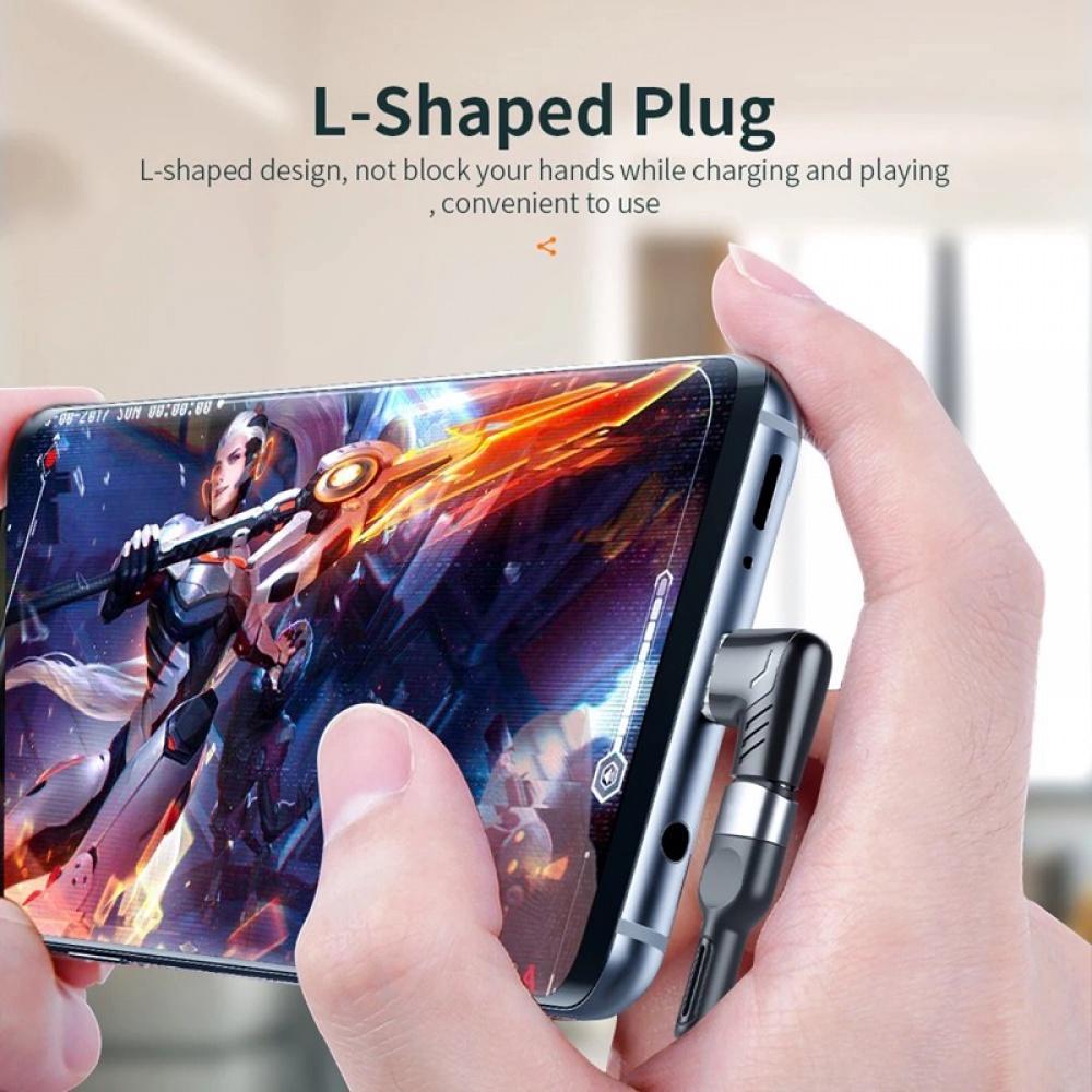 Đầu Nối Chuyển Đổi Sạc Nhanh 120W USB Type C Đầu Góc Phải Nam Châm
