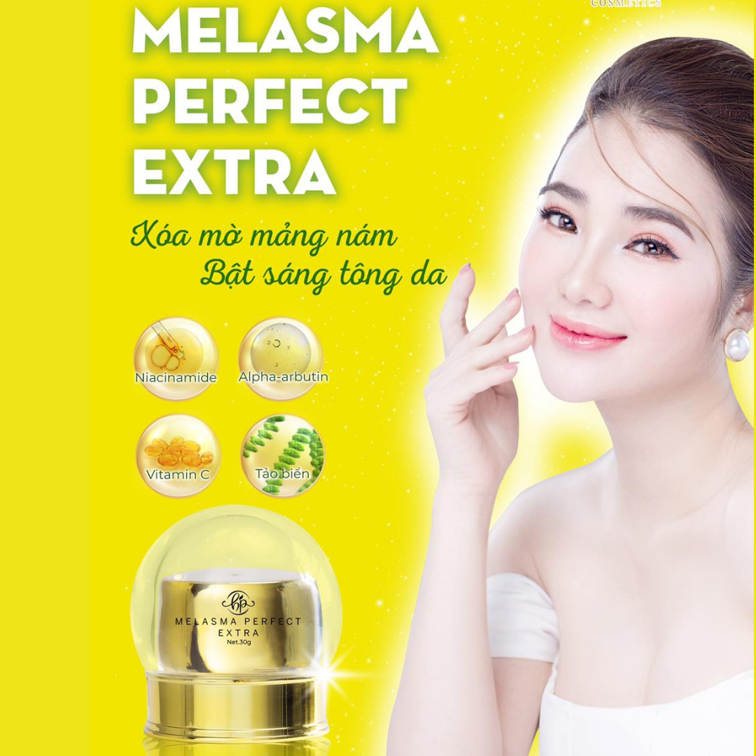 Kem Nám Huyền Phi MELASMA PERFECT EXTRA Dưỡng Trắng Da, Làm Mờ Các Vết Thâm, Tàn Nhang