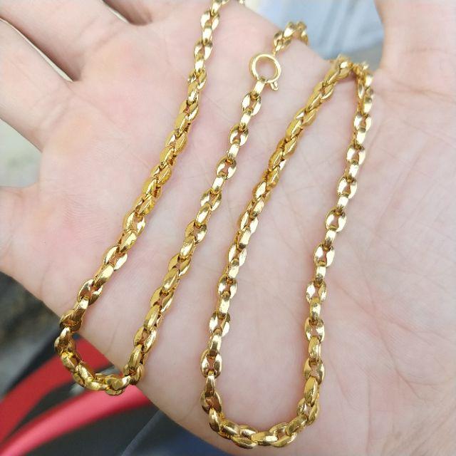 Dây Chuyền Mắc Xích Nhỏ Kiểu Bầu Không Phai Màu- Mang lâu dài tắm rửa thoải mái