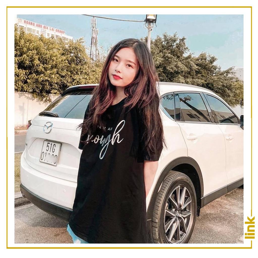 Áo phông tay lỡ YOU ARE ENOUGH dáng rộng unisex