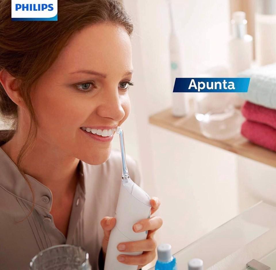 Máy Tăm Nước Philips Sonicare Airfloss Ultra HX 8483/01, Lực Phun Mạnh Loại Bỏ 99% Vi Khuẩn Và Mảng Bám, Ngừa Sâu Răng