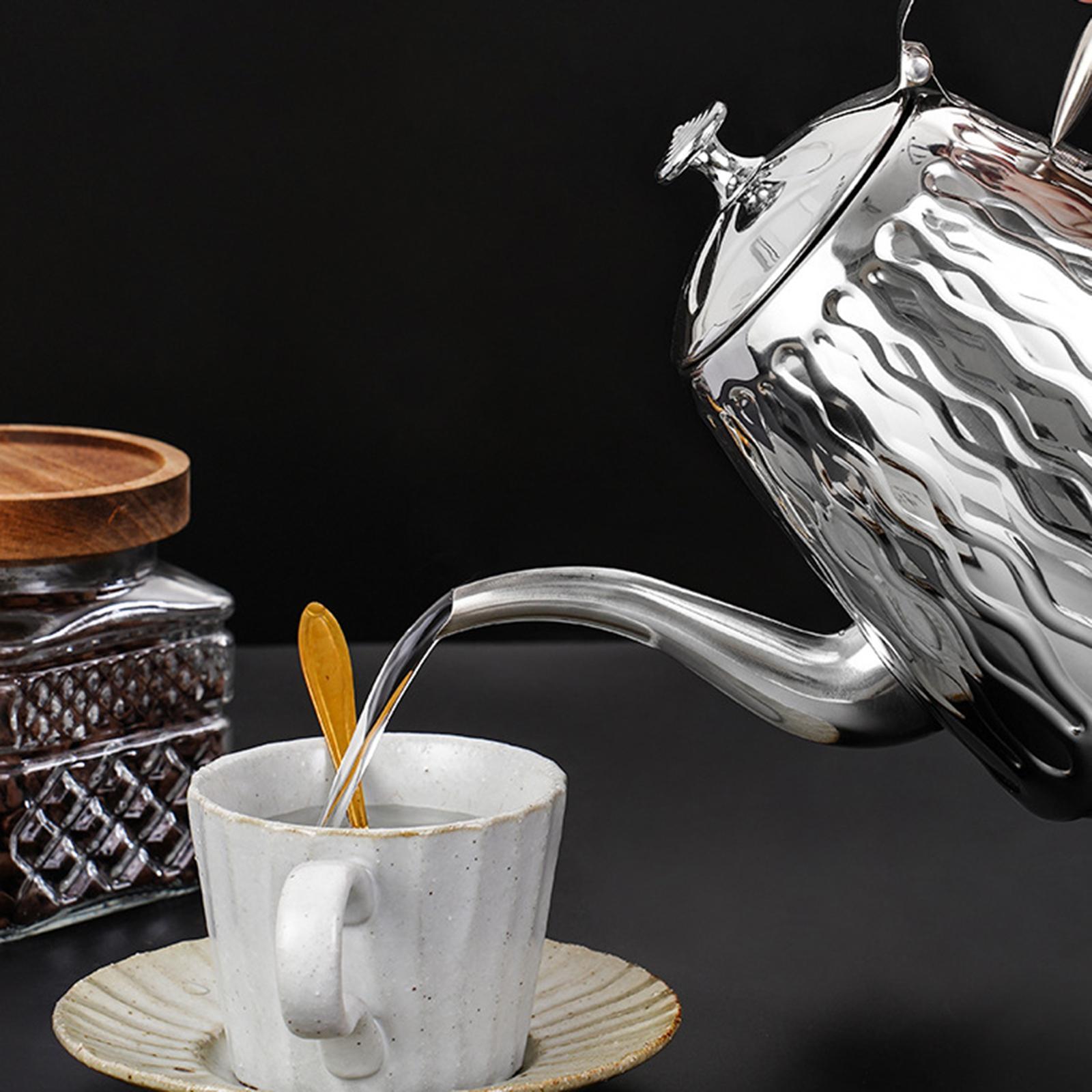 Tea Kettle Fast Heating Coffee Brewer Pot Tea Warmer for Induction Electric