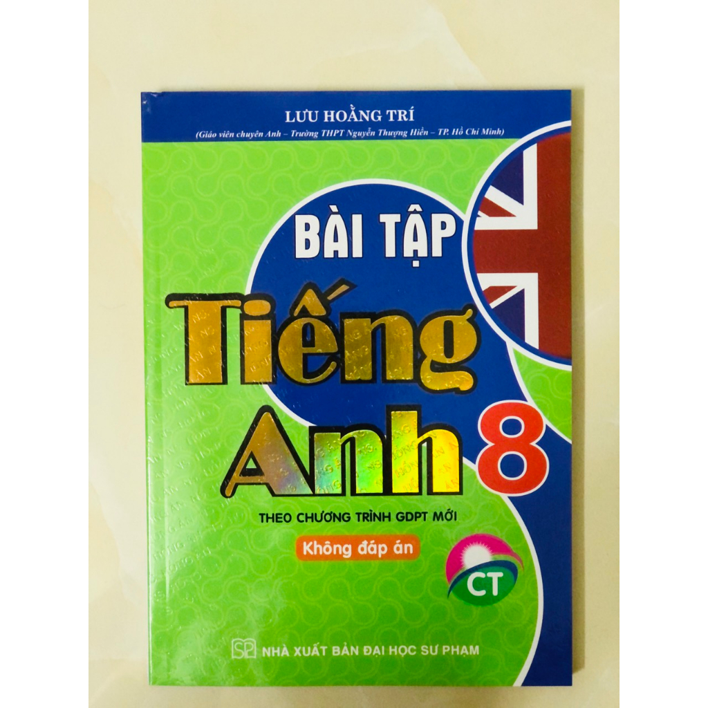 Sách - Bài tập tiếng anh 8 - không đáp án theo chương trình giáo dục phổ thông mới ( chân trời )