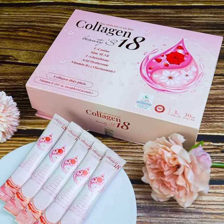 Collagen Thanh Mộc Hương dạng cốm thủy phân chống lão hóa da hộp 30 gói