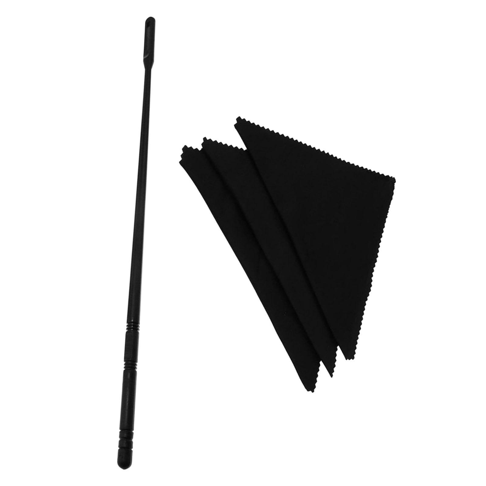 Flute Cleaning Rod and Cloth Flute Cleaning Supplies Practical for Polishing