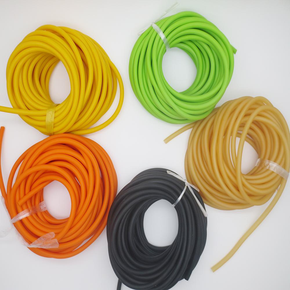 10M Kích Thước Đóng Gói 3060 Cao Su Tự Nhiên Ống Cao Su Kéo Dây Cao Su Ống Tourniquet Dây Thun Dây Color: 2050 orange