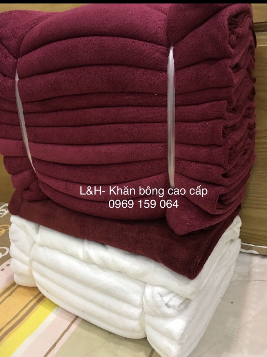 Khăn quấn body spa, khăn tắm salon, kt 70x140 cm