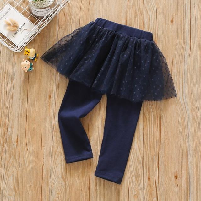 Quần kèm váy cho bé gái