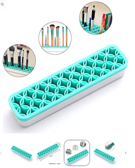 Khay Đựng Cọ Trang Điểm Bằng Silicon Tiện Dụng, đựng bút … Giới thiệu giải pháp hoàn hảo cho bộ trang điểm lộn xộn