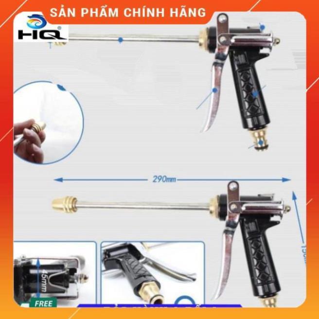 Bộ vòi xịt nước tưới cây đa năng 8 chế độ kèm dây tưới dạng lò xo co dãn 318814 loại 10m