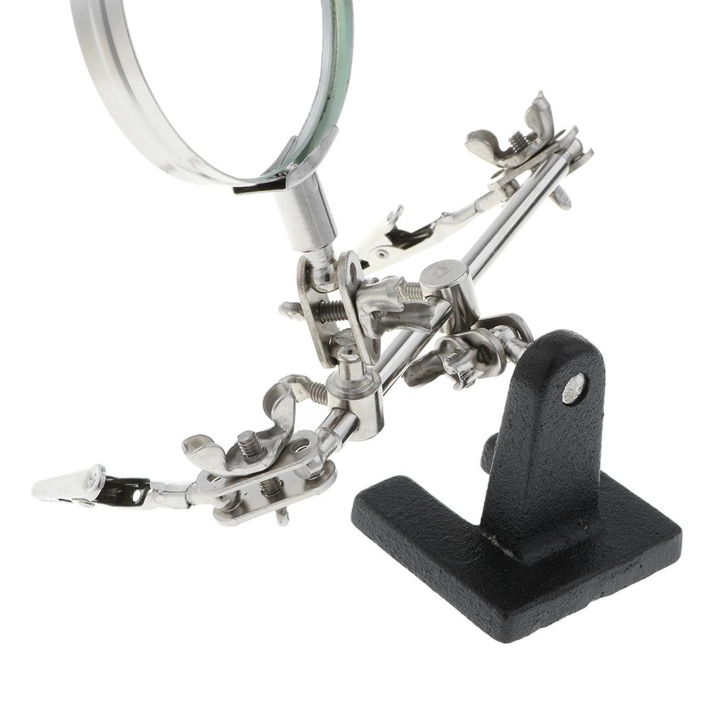 5X Auxiliary Clip Magnifier Magnifying Glasses Soldering Jewelry Repair Tool