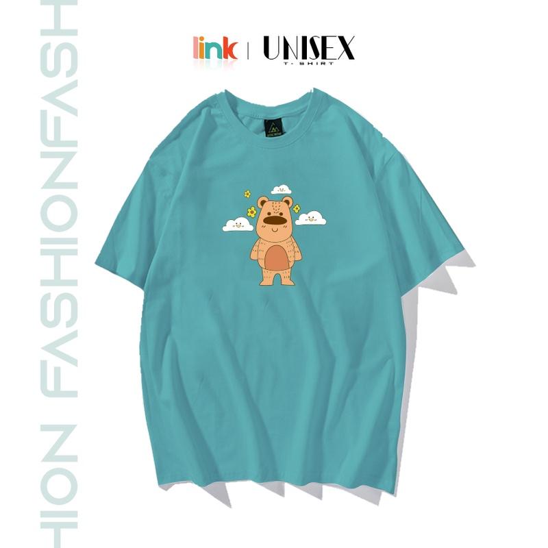 Áo Gấu Cute nữ dáng rộng tay lỡ unisex