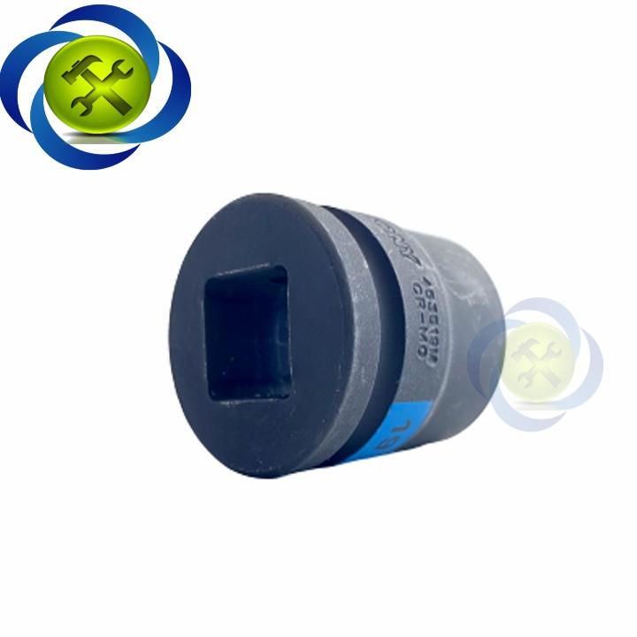 Tuýp đen ngắn Kingtony 453519M 19mm 1/2 6 cạnh
