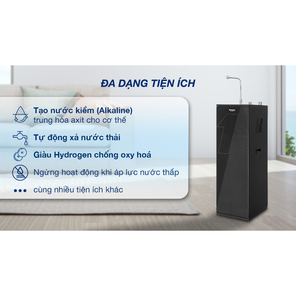 Máy lọc nước Kangaroo Hydrogen nóng lạnh Infinity KG10A9I - Hàng chính hãng