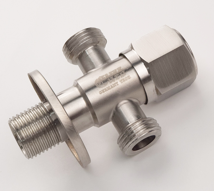 Van chia giảm áp - khóa 2 đường nước Inox SUS 304 Eurolife EL-X30