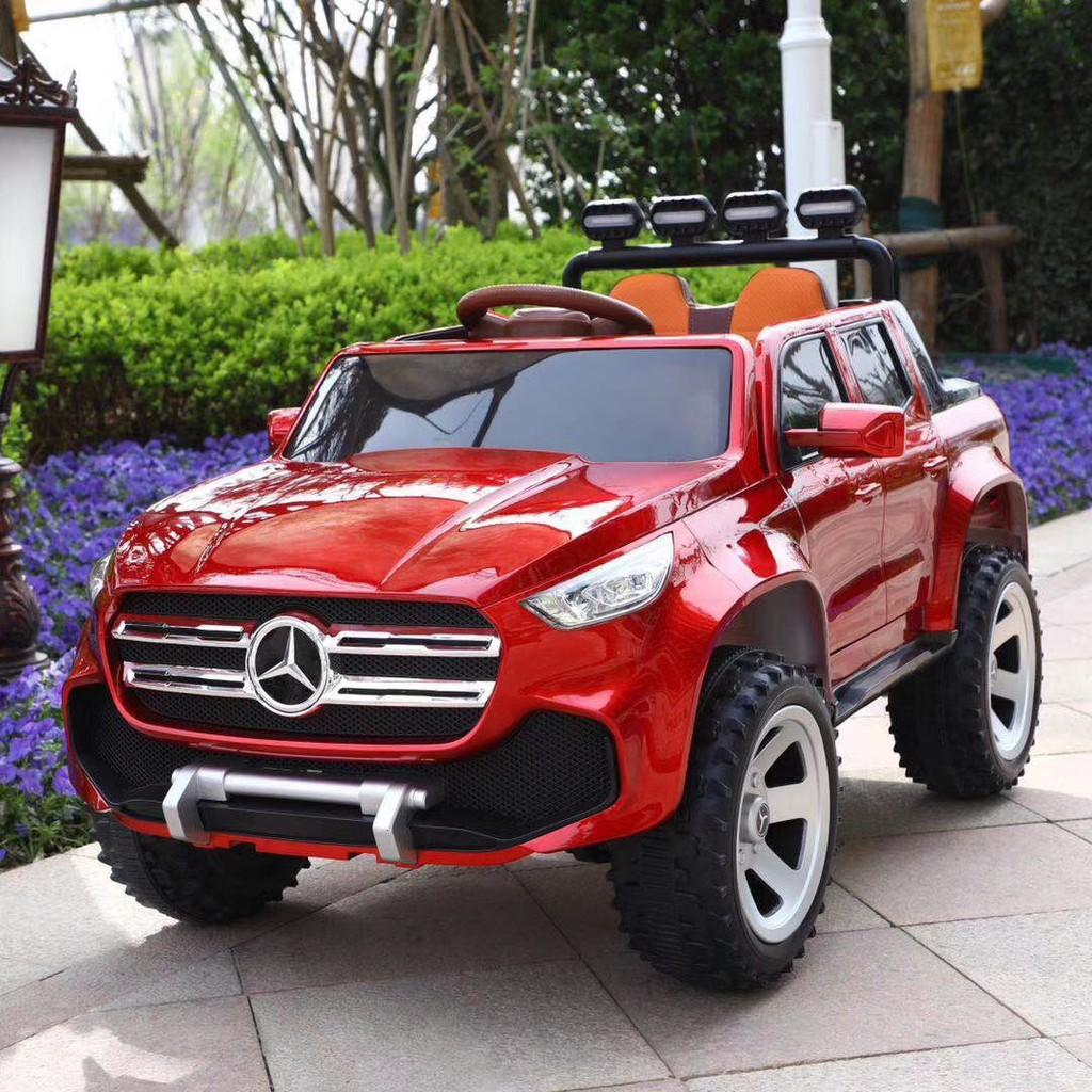 Ô tô xe điện trẻ em mẫu bán tải BABY-KID MERCEDES ABM-3388 cho bé tự lái hoặc điều khiển từ xa - Bảo hành 6 tháng