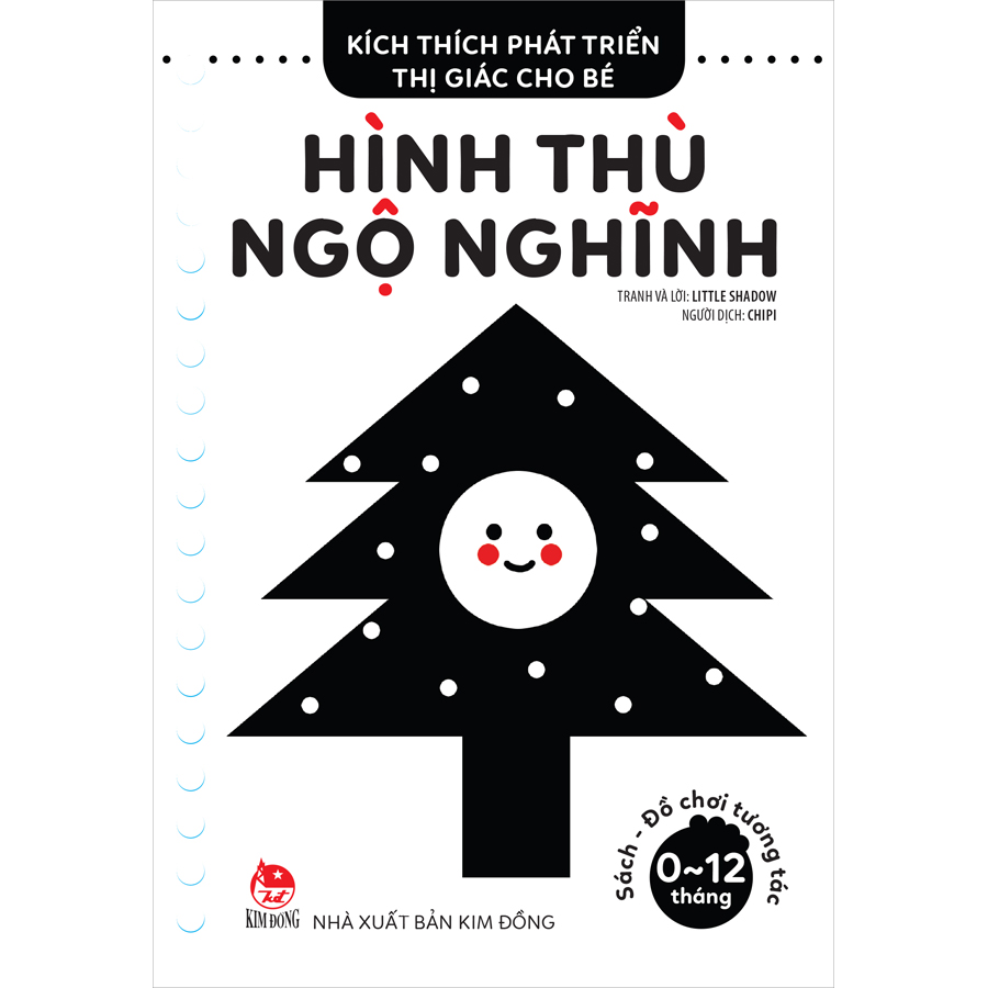 Kích Thích Phát Triển Thị Giác Cho Bé - Sách-Đồ Chơi Tương Tác : Hình Thù Ngộ Nghĩnh