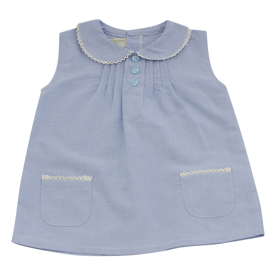 Đồ Bộ Giả Denim Tay Ngắn Bé Gái K&amp;K Babies and Kids F003